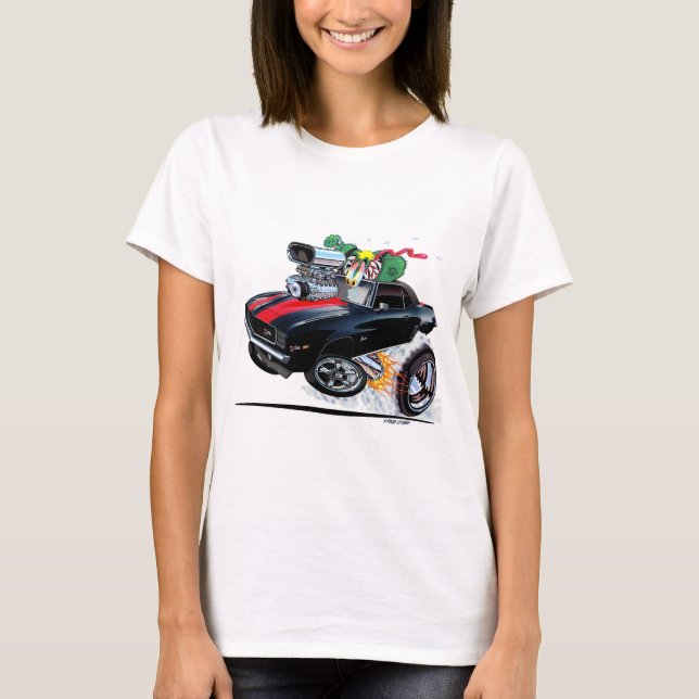 Camiseta Vince Crains Arte De Octano Alto, Camaro Negro De  (Anverso)