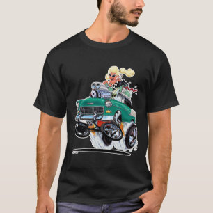 Camiseta Vince Crains High Octane Art, 1955 Gasser Chevy