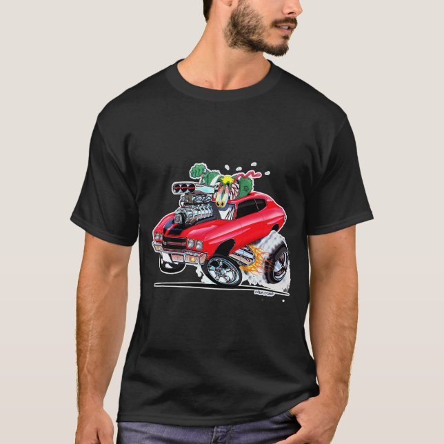 Camiseta Vince Crains High Octane Art, 1970 Chevelle SS (Anverso)