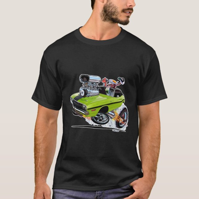 Camiseta Vince Crains High Octane Art, Challenger R/T 1970 (Anverso)