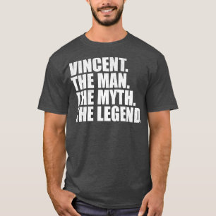 Camiseta Vincent Name Vincent se ha dado nombre
