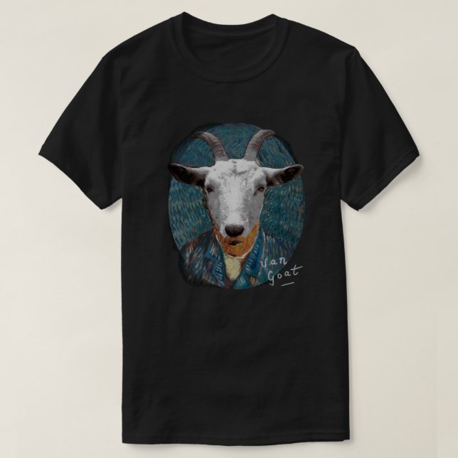 Camiseta Vincent Van Goat (Diseño del anverso)