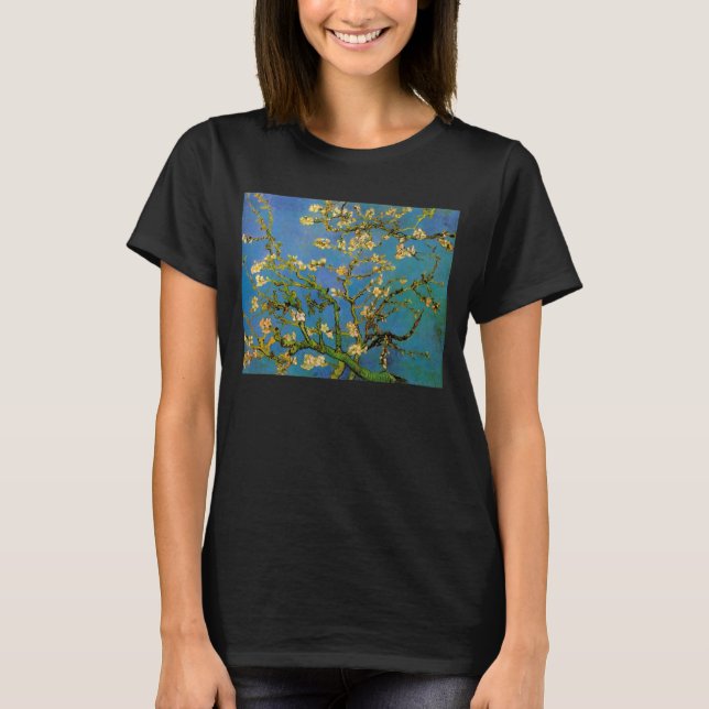 Camiseta Vincent van Gogh - Almendro en Flor (Anverso)
