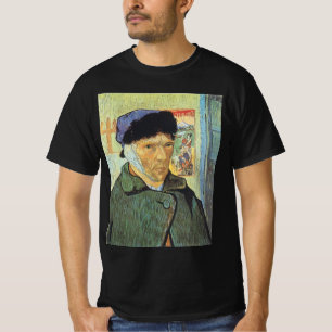 Camiseta Vincent van Gogh - Autorretrato con Oreja Bandida