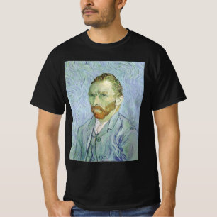 Camiseta Vincent van Gogh - Autorretrato de Van Gogh en Azu
