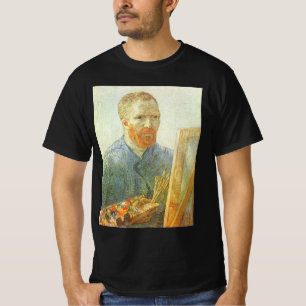 Camiseta Vincent van Gogh - Autorretrato frente al caballet