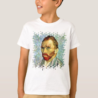 Camiseta Vincent Van Gogh - Autorretrato verde Arte fino