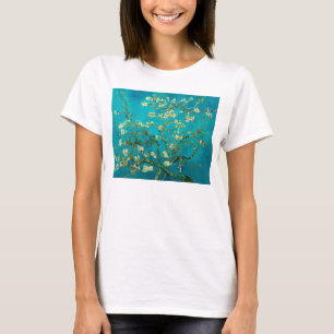 Camiseta Vincent Van Gogh Blossoming Almond Tree Floral Art