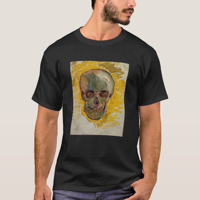 Camiseta Vincent van Gogh - Calavera 1887 #2 (Anverso)