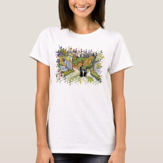Camiseta Vincent Van Gogh - Calle del pueblo y escaleras