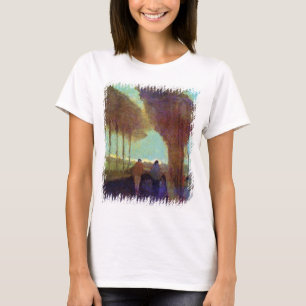 Camiseta Vincent Van Gogh - Camino rural con dos figuras