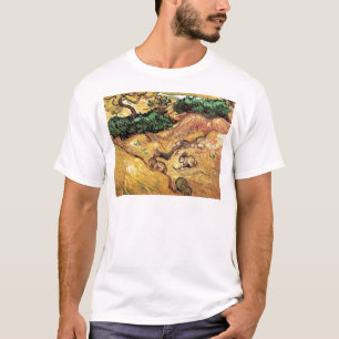 Camiseta Vincent Van Gogh - Campo con dos conejos Arte Fino