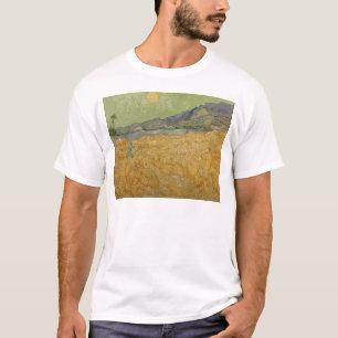 Camiseta Vincent van Gogh  Campo de rueda con Reaper, 1889