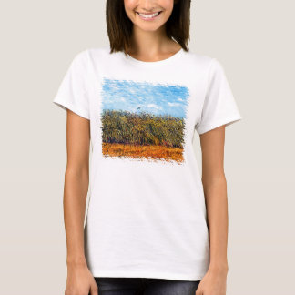 Camiseta Vincent Van Gogh - Campo de trigo con una alondra
