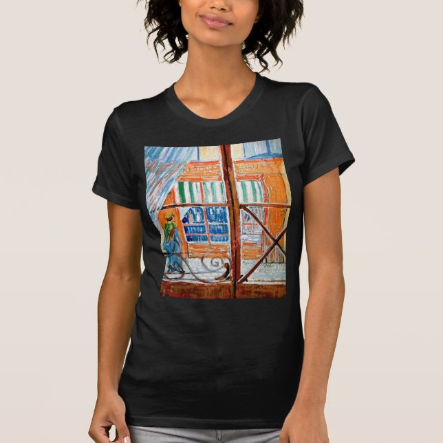 Camiseta Vincent Van Gogh - Carnicería vista desde una vent (Anverso)