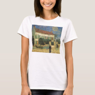 Camiseta Vincent van Gogh - Casa Blanca de noche