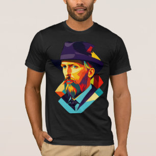 Camiseta Vincent van Gogh con Gorra de paja