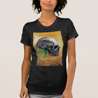 Camiseta Vincent Van Gogh - Cráneo de perfil - Arte fino