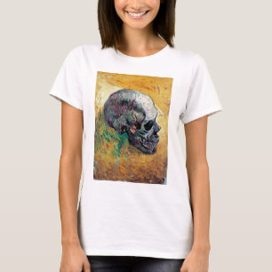 Camiseta Vincent Van Gogh - Cráneo de perfil - Arte fino