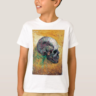 Camiseta Vincent Van Gogh - Cráneo de perfil - Arte fino