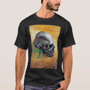 Camiseta Vincent Van Gogh - Cráneo de perfil - Arte fino