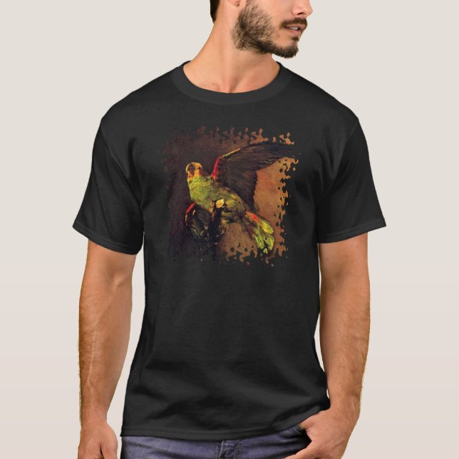 Camiseta Vincent Van Gogh - El arte del amante de los pájar (Anverso)