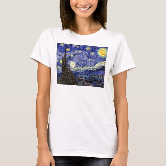 Camiseta Vincent Van Gogh - El Bella Artes de la Noche Star (Anverso)