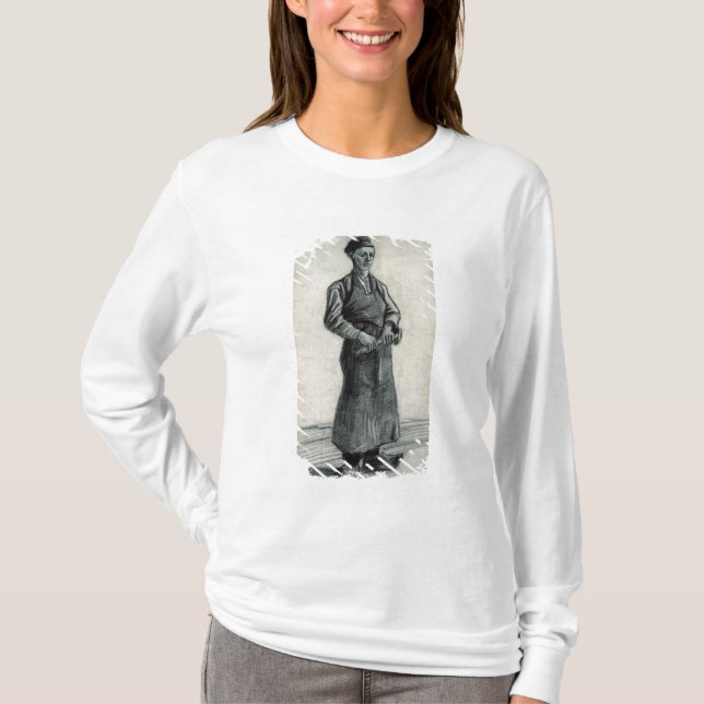 Camiseta Vincent van Gogh el | el herrero joven, 1882 (Anverso)