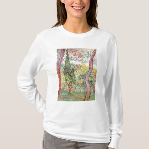 Camiseta Vincent van Gogh el   el jardín del hospital de