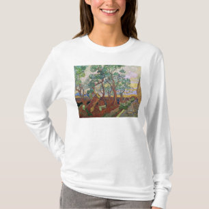 Camiseta Vincent van Gogh el   el jardín del hospital de