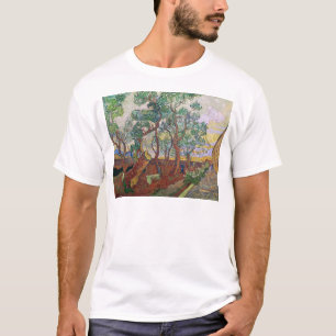 Camiseta Vincent van Gogh el   el jardín del hospital de