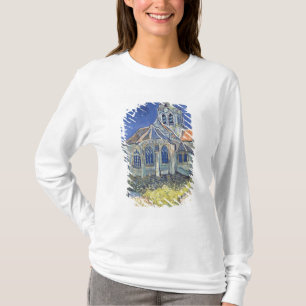 Camiseta Vincent van Gogh el   la iglesia en el
