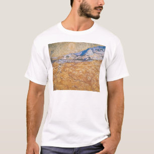 Camiseta Vincent van Gogh el   la máquina segador