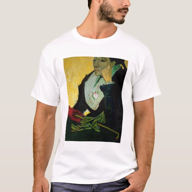 Camiseta Vincent van Gogh el | L'Arlesienne, detalle, 1888 (Anverso)
