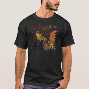 Camiseta Vincent Van Gogh - El loro verde Amante de las ave