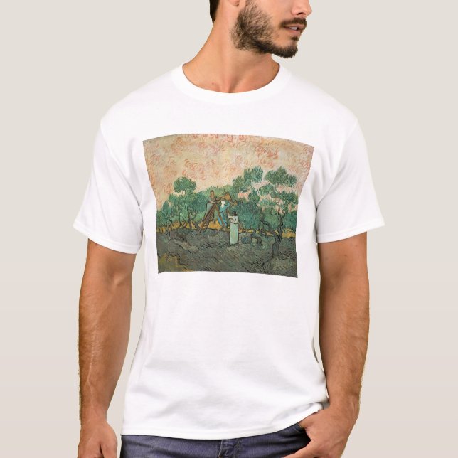 Camiseta Vincent van Gogh el | los recogedores verdes (Anverso)