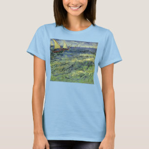 Camiseta Vincent van Gogh - El paisaje marino de Saintes Ma