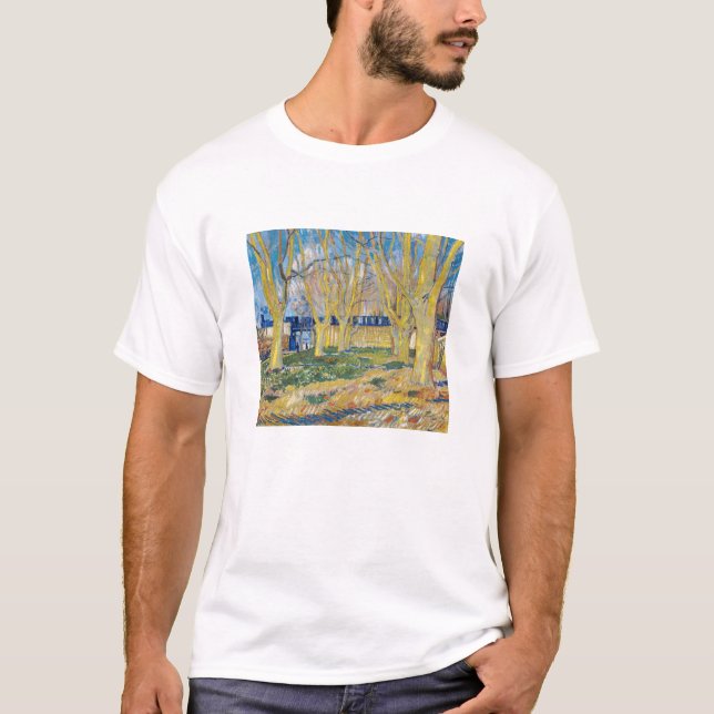 Camiseta Vincent van Gogh - El tren azul (Anverso)