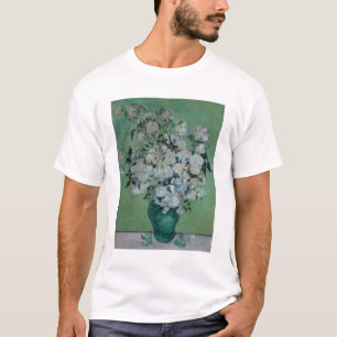 Camiseta Vincent van Gogh el un florero de rosas, 1890