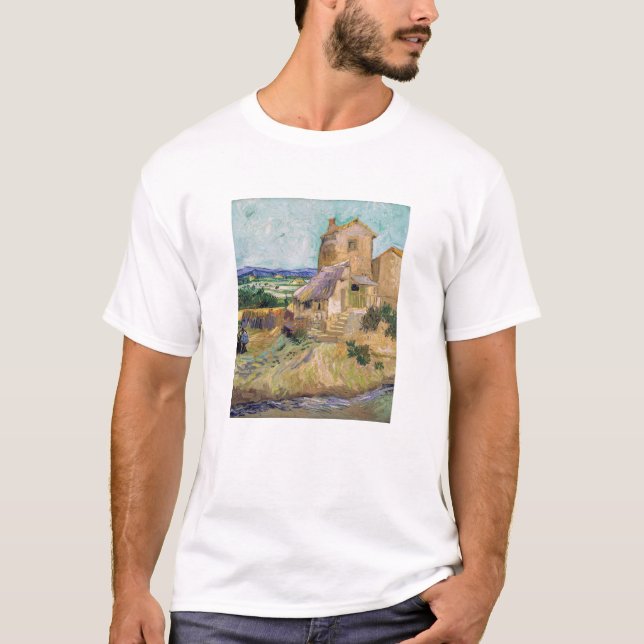 Camiseta Vincent van Gogh - El viejo molino (Anverso)