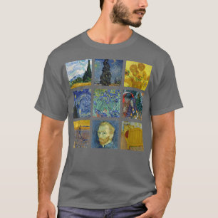 Camiseta Vincent van Gogh Famosos Cuadros Starry Night Su