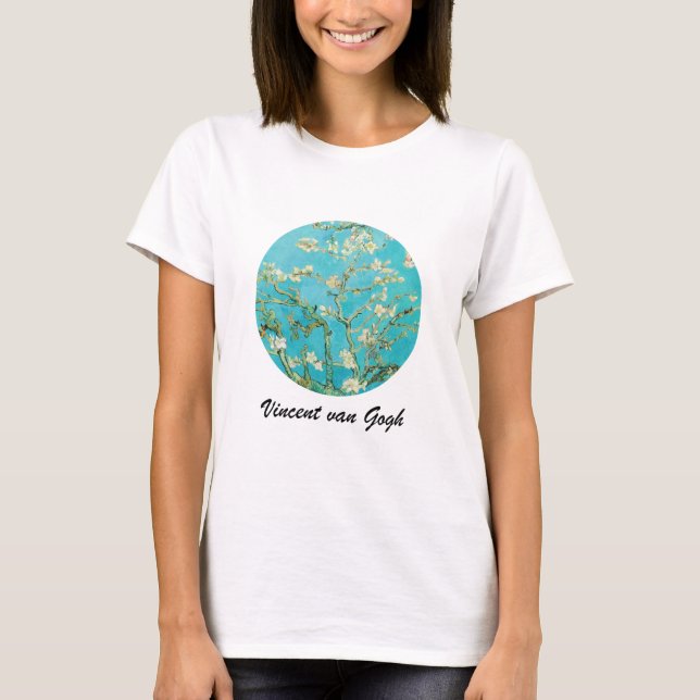 Camiseta Vincent van Gogh - Flor de Almendro (Anverso)