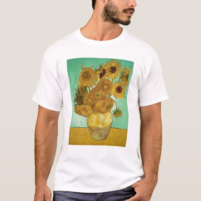 Camiseta Vincent van Gogh | Girasoles, 1888 (Anverso)