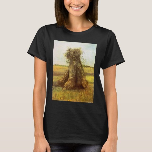 Camiseta Vincent van Gogh - Hojas de Trigo (Anverso)