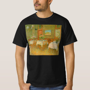 Camiseta Vincent van Gogh - Interior de un restaurante