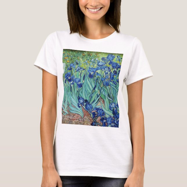 Camiseta Vincent van Gogh Irises (Anverso)