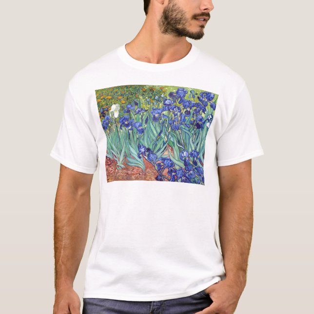 Camiseta Vincent van Gogh Irises (Anverso)