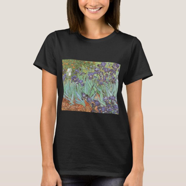 Camiseta Vincent van Gogh - Irises (Anverso)