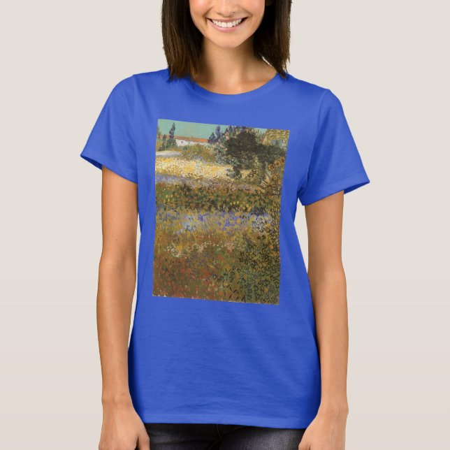 Camiseta Vincent van Gogh - Jardín Florido (Anverso)