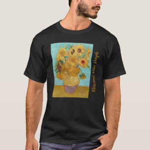 Camiseta Vincent Van Gogh - Jarrón con doce girasoles